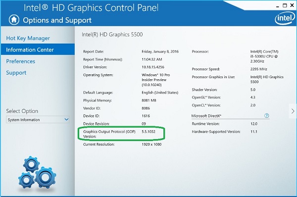 Графический Видеоадаптер Intel
