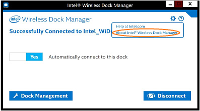 intel wireless dock manager software download