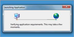 1. Application will launch automatically.