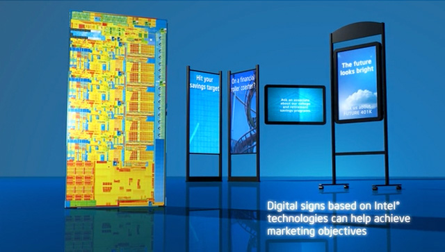 Intel Digital Signs for Retail Banking 