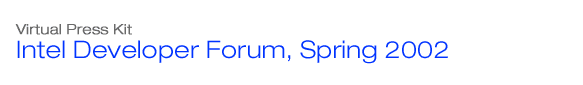 Intel Developer Forum, Spring 2002