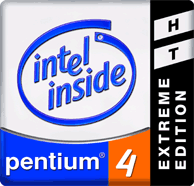 Intel(R) Pentium(R) 4 Processor Extreme Edition with Hyper-Threading Technology Logo