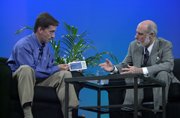 Vinton Cerf, one of the 'Fathers of the Internet,' spoke with Pat Gelsinger Thursday at IDF Fall 2004 in San Francisco