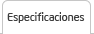 Especificaciones