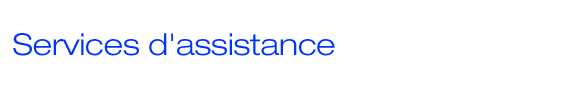 Services d'assistance