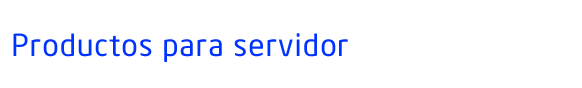 Productos de servidor