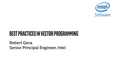 Best Practices in Vector Programming