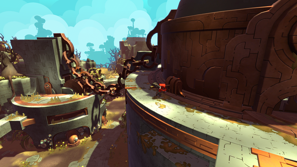 Screenshot of game Hob, from Runic Games