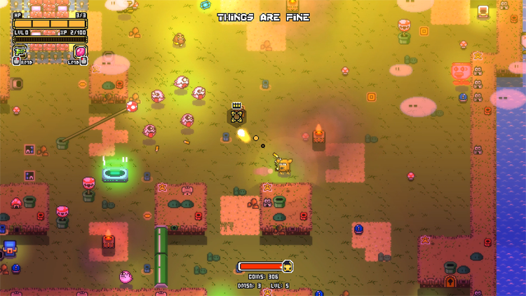 Screenshot of gameplay integration with Twitch