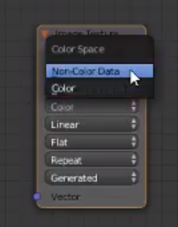 steps to select non-color data
