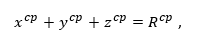 expression to calculate R