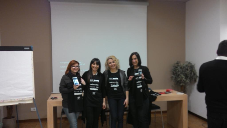 francesca tosi together with other female colleagues