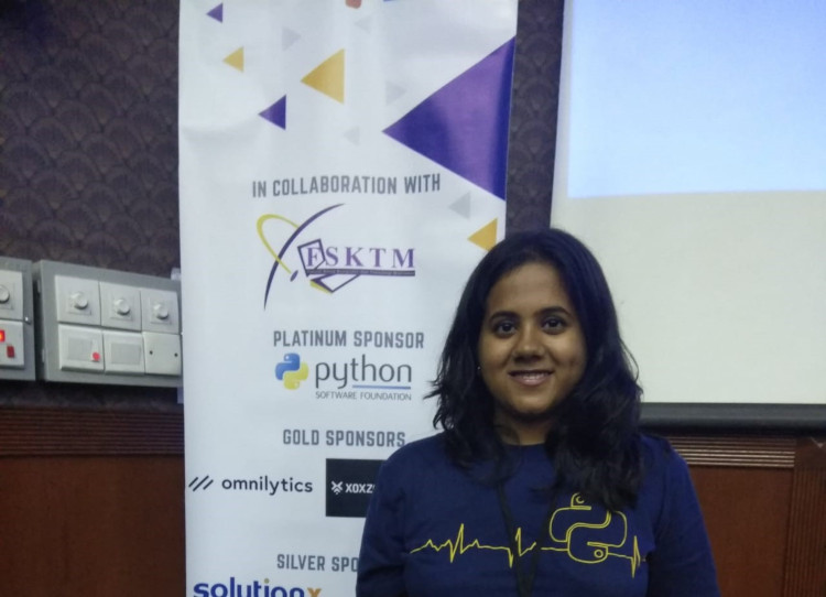 Archana at PyCon Malaysia 2018