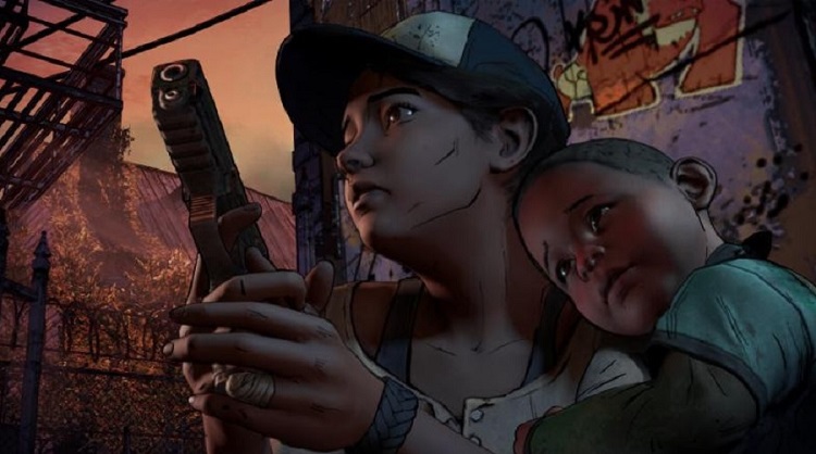 Clementine is a gun-wielding character in season three of Telltale's The Walking Dead
