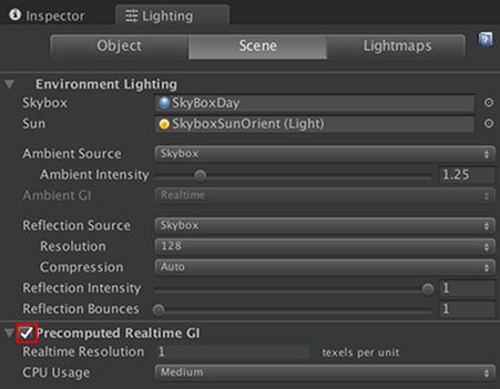 Realtime G I lighting in Unity