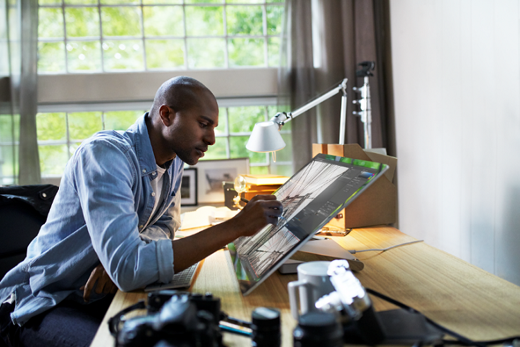 guy using adobe products