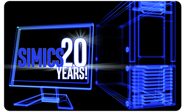 Simics 20 Years rounded corners smaller