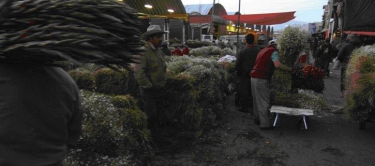 a rural open market