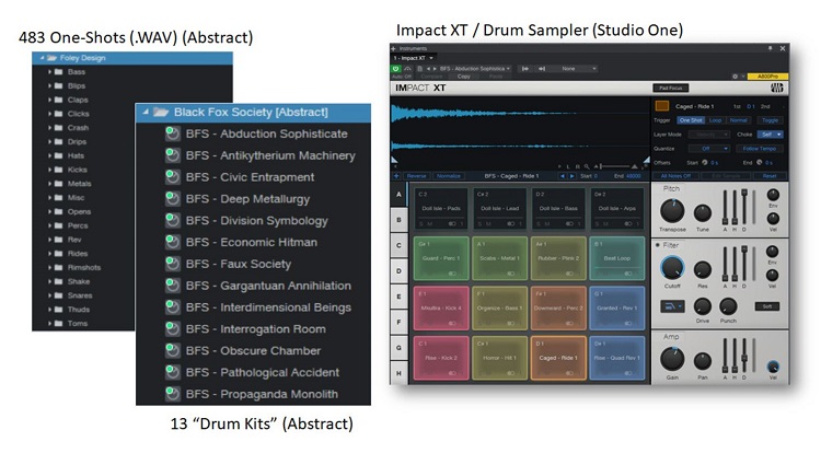 atom impact x t drum kit
