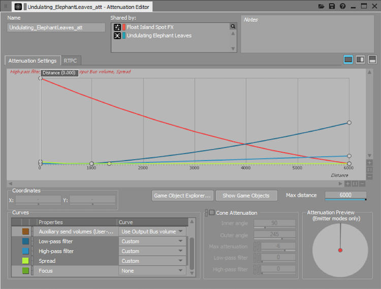 Attenuation Editor