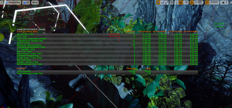 UE4’s CPU profiler