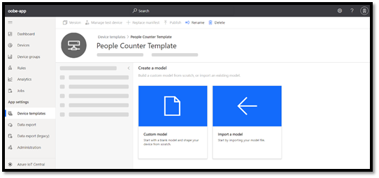 Import People Counter template