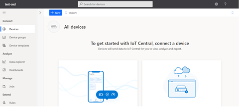 Create Azure IOT Central Dashboard