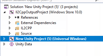 project select dialog