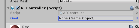 AI controller script setting