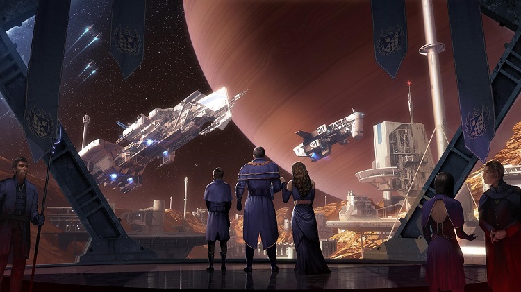 splash art for Final Star Dynasties - Space court