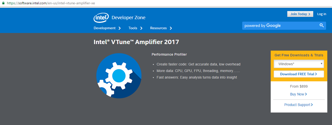Install and Profile Intel VTune Amplifier 