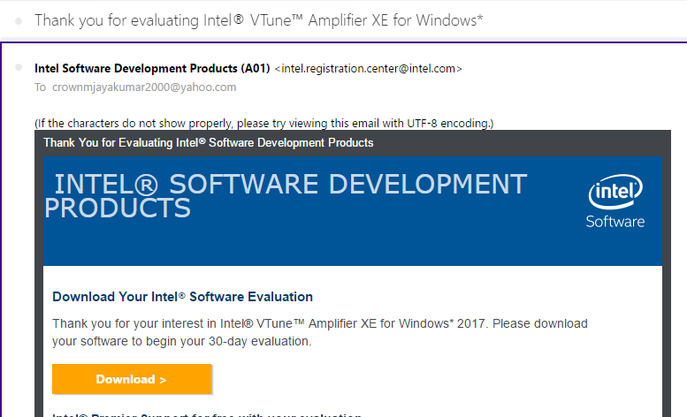 Install and Profile Intel VTune Amplifier