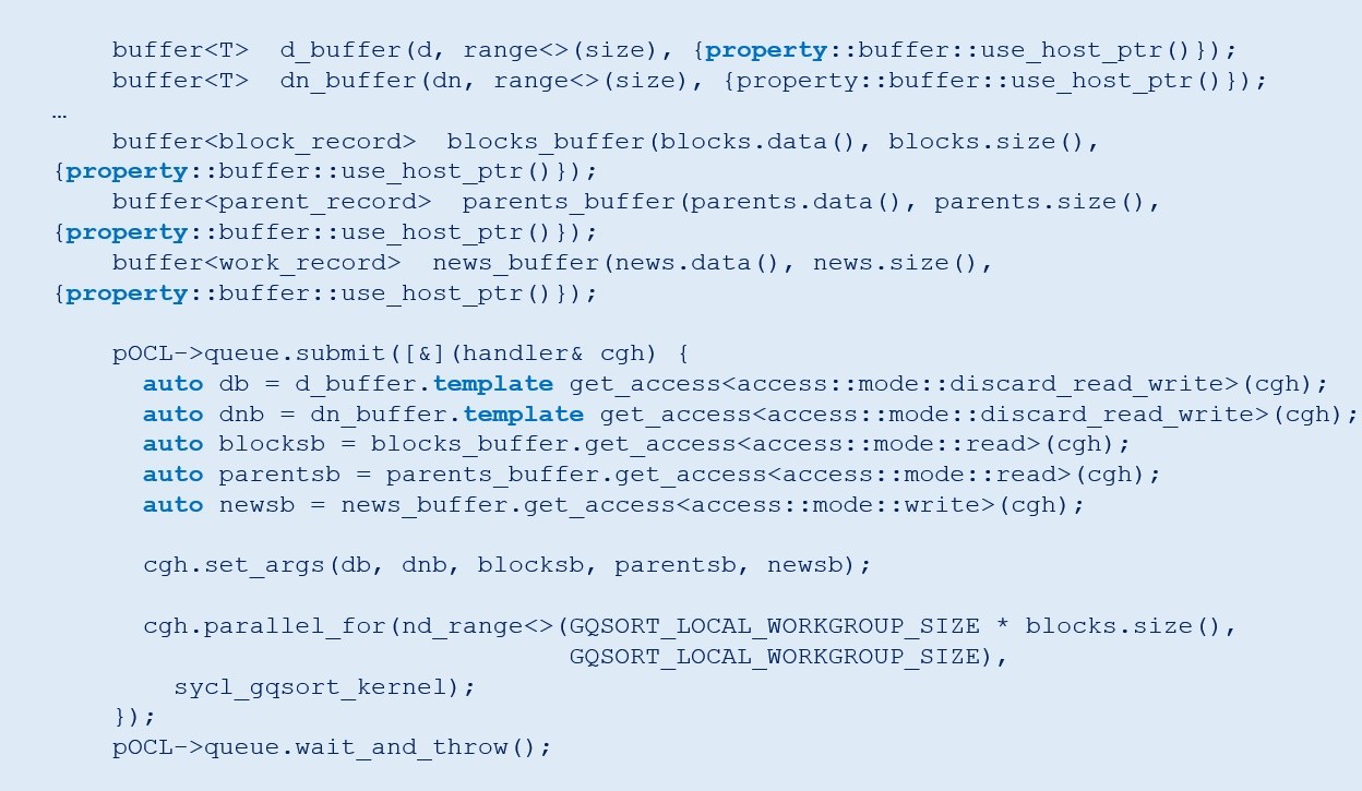 Convert OpenCL buffers to DPC++ buffers