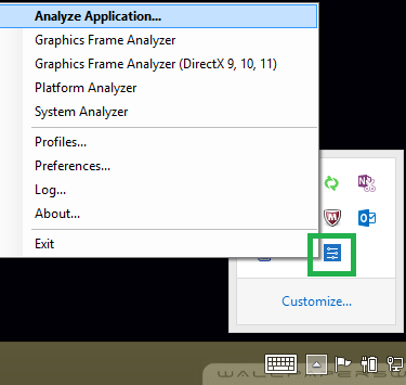 screenshot of paths used to anlyze application