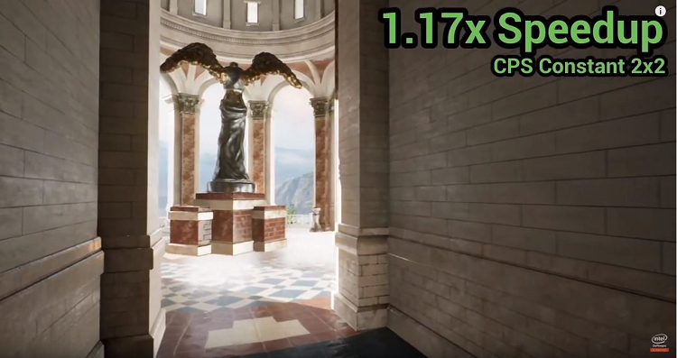 Unreal Engine demo running on Gen11 