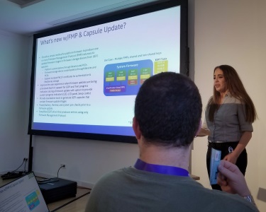 Maggie Jauregui (Intel) – presenter, UDK2018 Security Feature Roundup