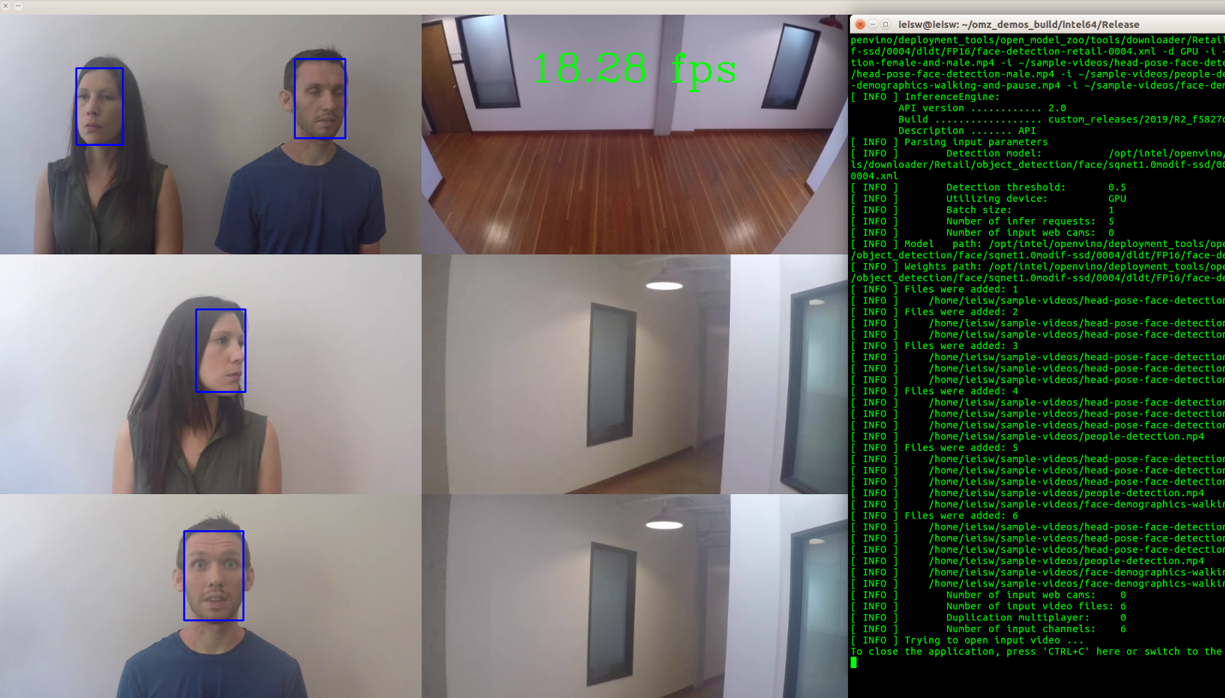 multi channel face detection demo image