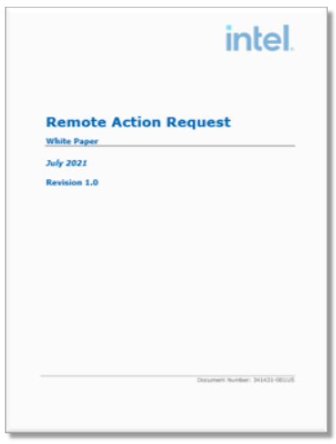 Remote Action Request Whitepaper