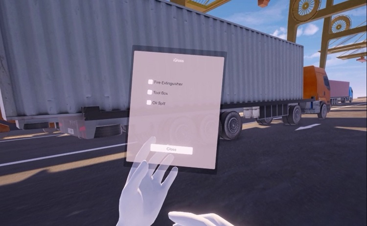 Tracker called in VR trough pseudo gesture