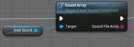 screenshot of sound array widget