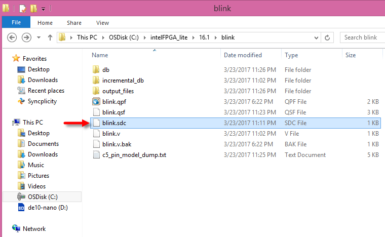 Step 5 Save Blink File