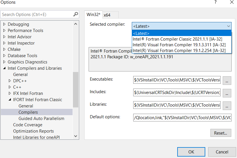 How to Select Intel® Fortran Compiler and Compiler Version in... How To Select Intel® Fortran Compiler And Compiler Version In...