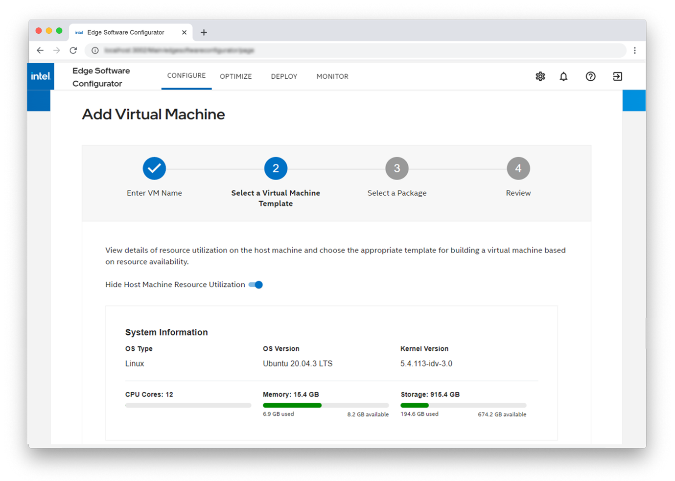 Create Virtual Machine with Intelligent Desktop Virtualization (IDV)