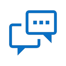 58304 chat icon blue