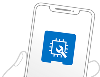 Symbol: Mobil-App unterstützen