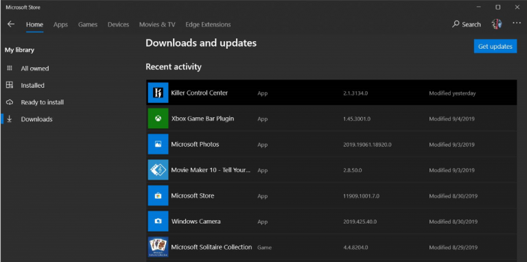 Updating The Intel Killer Control Center In Microsoft