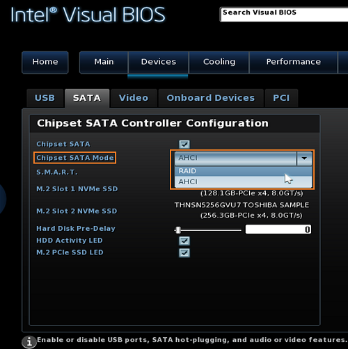 Chipset SATA Mode