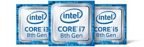 8th generation Intel core Processors
