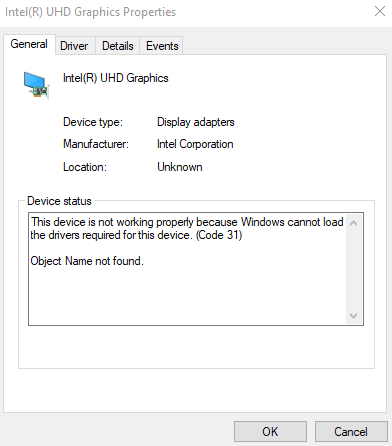 How to Resolve Error 31 for Intel®
