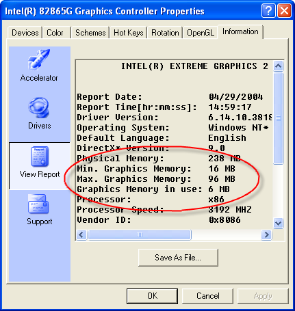 repræsentant kandidatskole forholdet Learn How Much Video Memory Your Computer Has and If You Can Change It